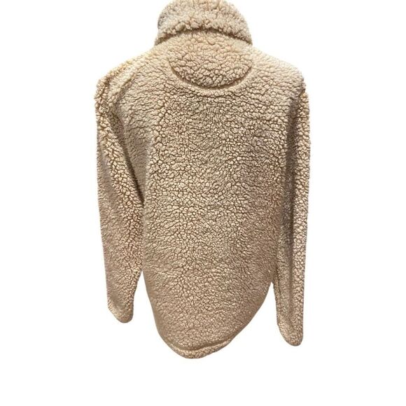 Simply Southern Women's Sherpa Pullover Jacket Cream Size M Casual Winter - Picture 7 of 9